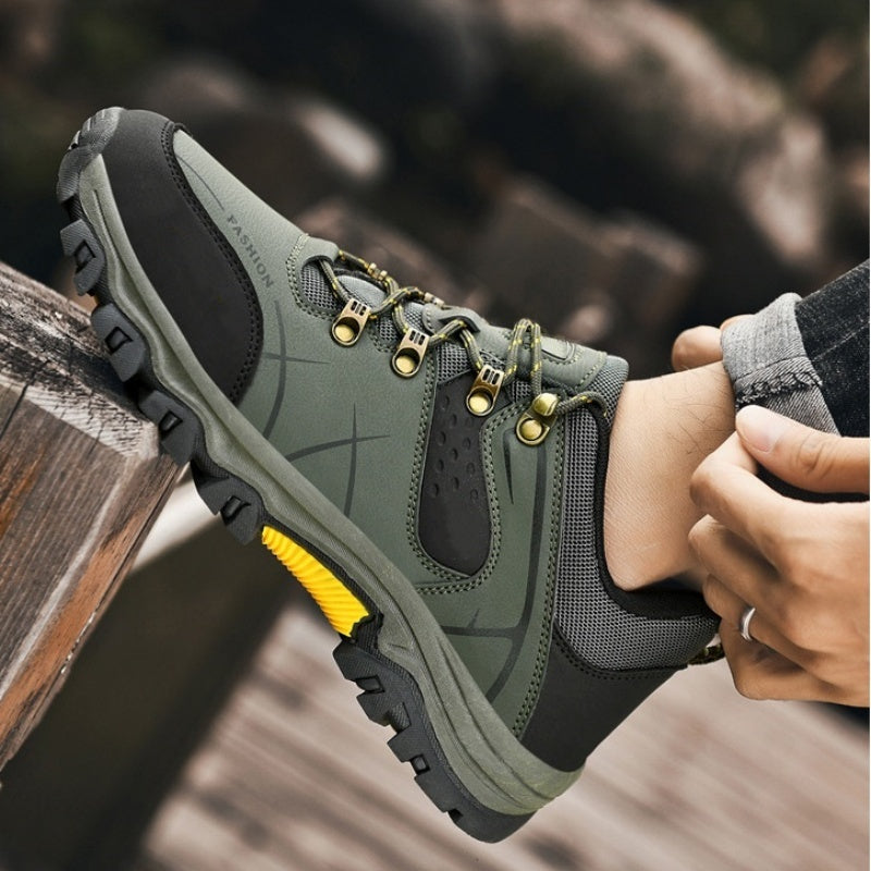 (💥NOW ON: 70% OFF Sale!🔥) Latest Men's Genuine Leather Non-Slip Waterproof Outdoor Hiking Shoes