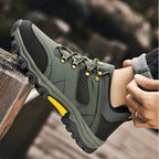 (💥NOW ON: 70% OFF Sale!🔥) Latest Men's Genuine Leather Non-Slip Waterproof Outdoor Hiking Shoes