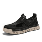 (⏳53% OFF)Men's Mesh Fisherman Sandals – Hook & Loop, Non-Slip for Wading & Fishing