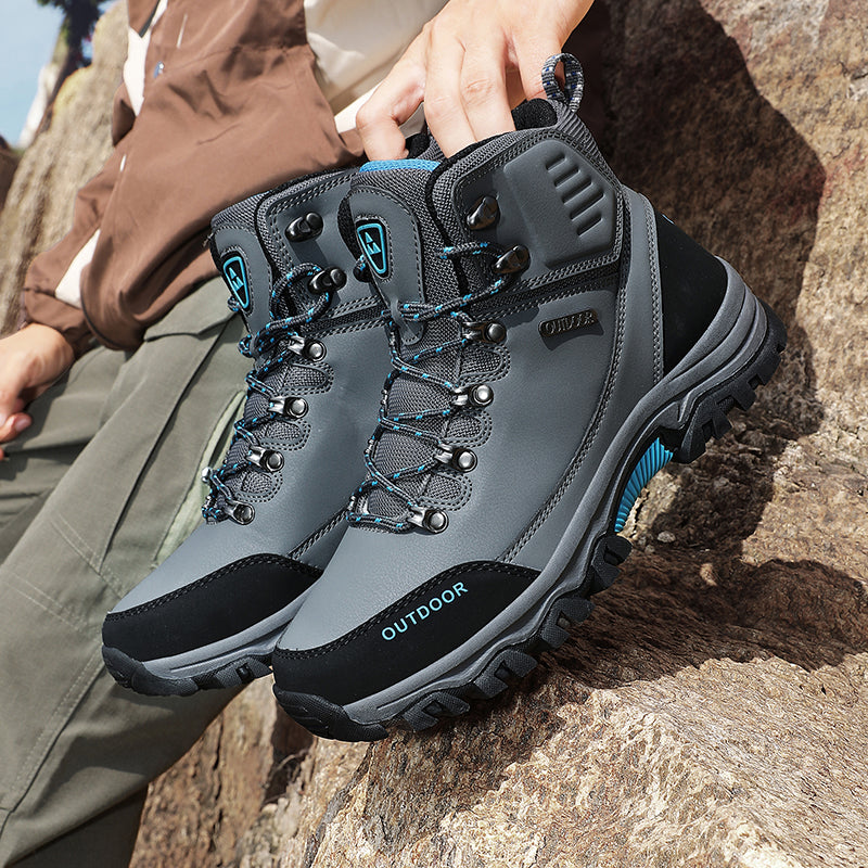 Men’s Waterproof Work & Hiking Boots – Wide Toe Box, Arch Support, Non-Slip Durable Sole, Built for All-Day Comfort