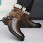 ⏰Limited-Time 70% OFF –Men’s Orthopedic Motorcycle Handmade Boot–Pressure Relief, Waterproof, Slip-Resistant, Wide Toe, Arch&Ankle Support