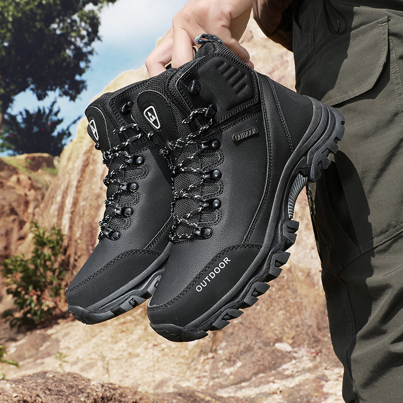 Men’s Waterproof Work & Hiking Boots – Wide Toe Box, Arch Support, Non-Slip Durable Sole, Built for All-Day Comfort