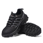 Men’s Steel Toe Work Shoes – Puncture-Resistant Midsole, Arch Support, Wide Fit, Lightweight, Comfortable & Non-Slip for Work & Outdoor Use