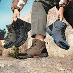 Men’s Waterproof Work & Hiking Boots – Wide Toe Box, Arch Support, Non-Slip Durable Sole, Built for All-Day Comfort