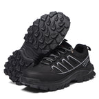 Men’s Steel Toe Work Shoes – Puncture-Resistant Midsole, Arch Support, Wide Fit, Lightweight, Comfortable & Non-Slip for Work & Outdoor Use