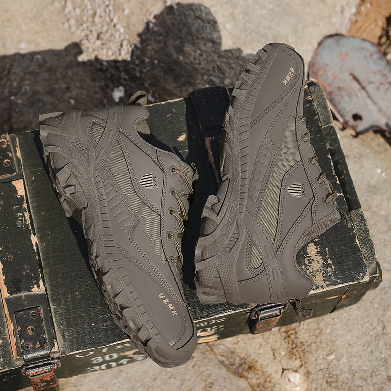 Men’s Composite Toe Tactical Work Shoes – Anti-Slip, Durable & Ankle Support for All-Day Protection