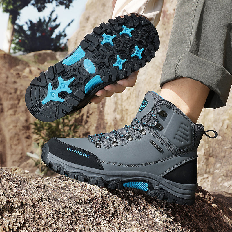 Men’s Waterproof Work & Hiking Boots – Wide Toe Box, Arch Support, Non-Slip Durable Sole, Built for All-Day Comfort