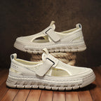 (⏳53% OFF)Men's Mesh Fisherman Sandals – Hook & Loop, Non-Slip for Wading & Fishing