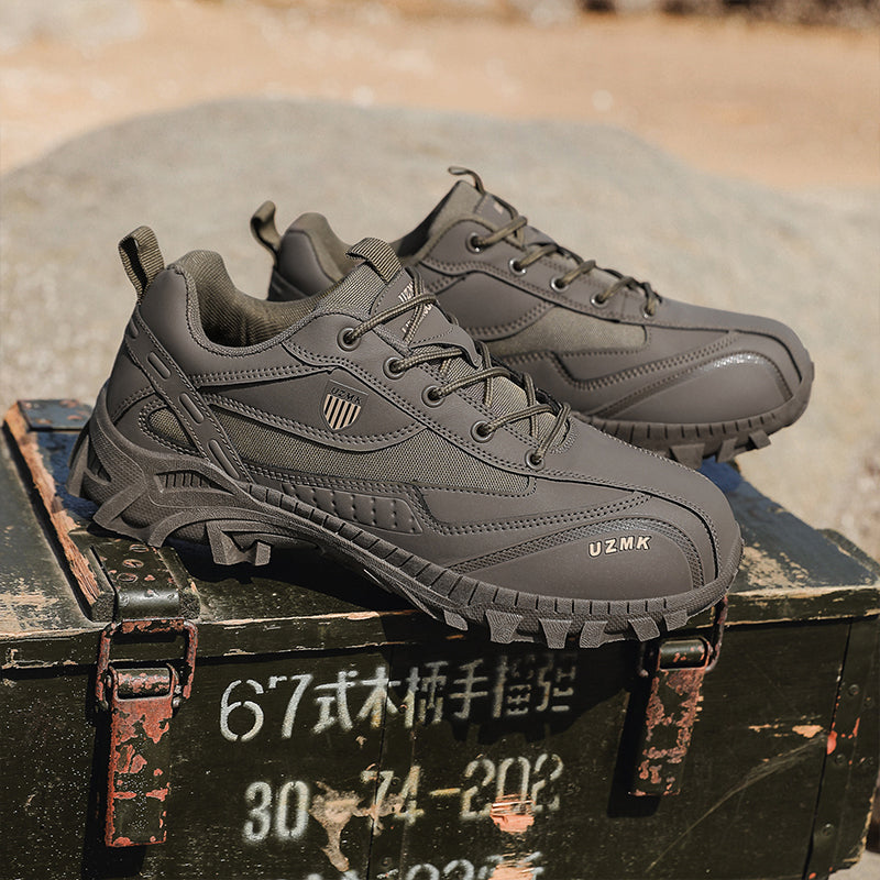 Men’s Composite Toe Tactical Work Shoes – Anti-Slip, Durable & Ankle Support for All-Day Protection