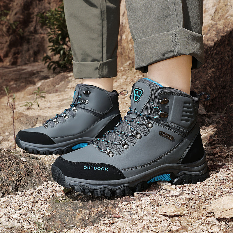 Men’s Waterproof Work & Hiking Boots – Wide Toe Box, Arch Support, Non-Slip Durable Sole, Built for All-Day Comfort