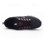 Men's Waterproof Puncture-Resistant Round-Toe Orthopedic Walking Hiking Shoes