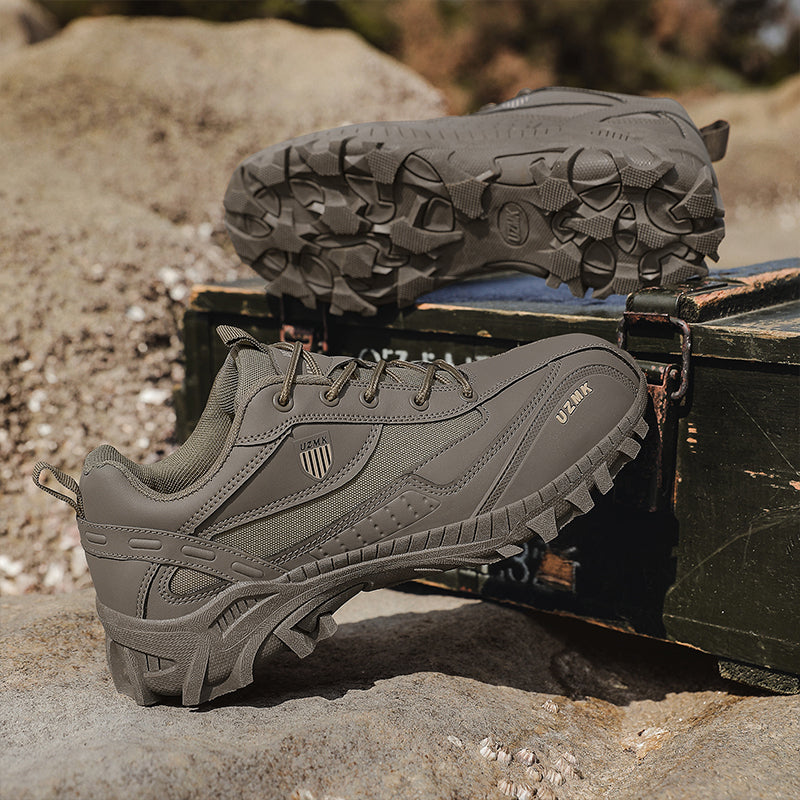 Men’s Composite Toe Tactical Work Shoes – Anti-Slip, Durable & Ankle Support for All-Day Protection