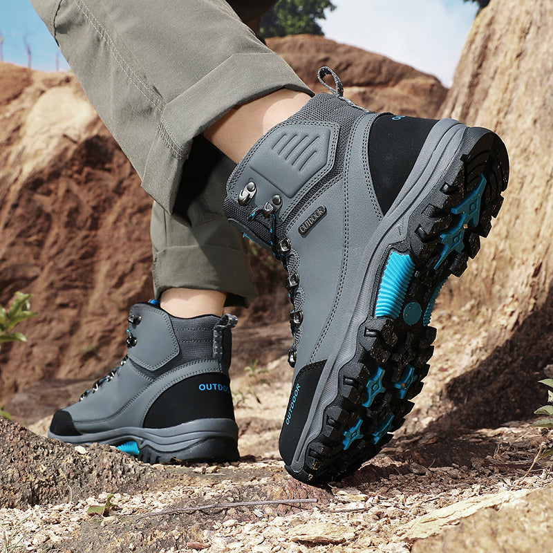 Men’s Waterproof Work & Hiking Boots – Wide Toe Box, Arch Support, Non-Slip Durable Sole, Built for All-Day Comfort