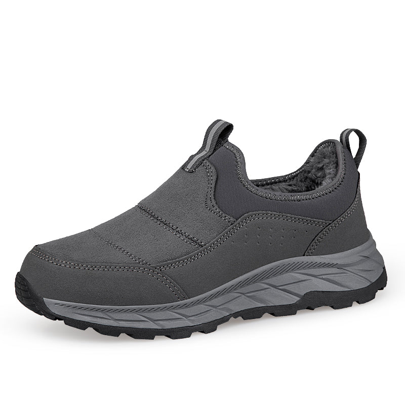 ⏰Limited-Time 70% OFF — Men’s Fleece-Lined Winter Shoes Easy Slip-On Fit • Wide Toe Box • Arch Support • Dry, Warm, Stable All Day