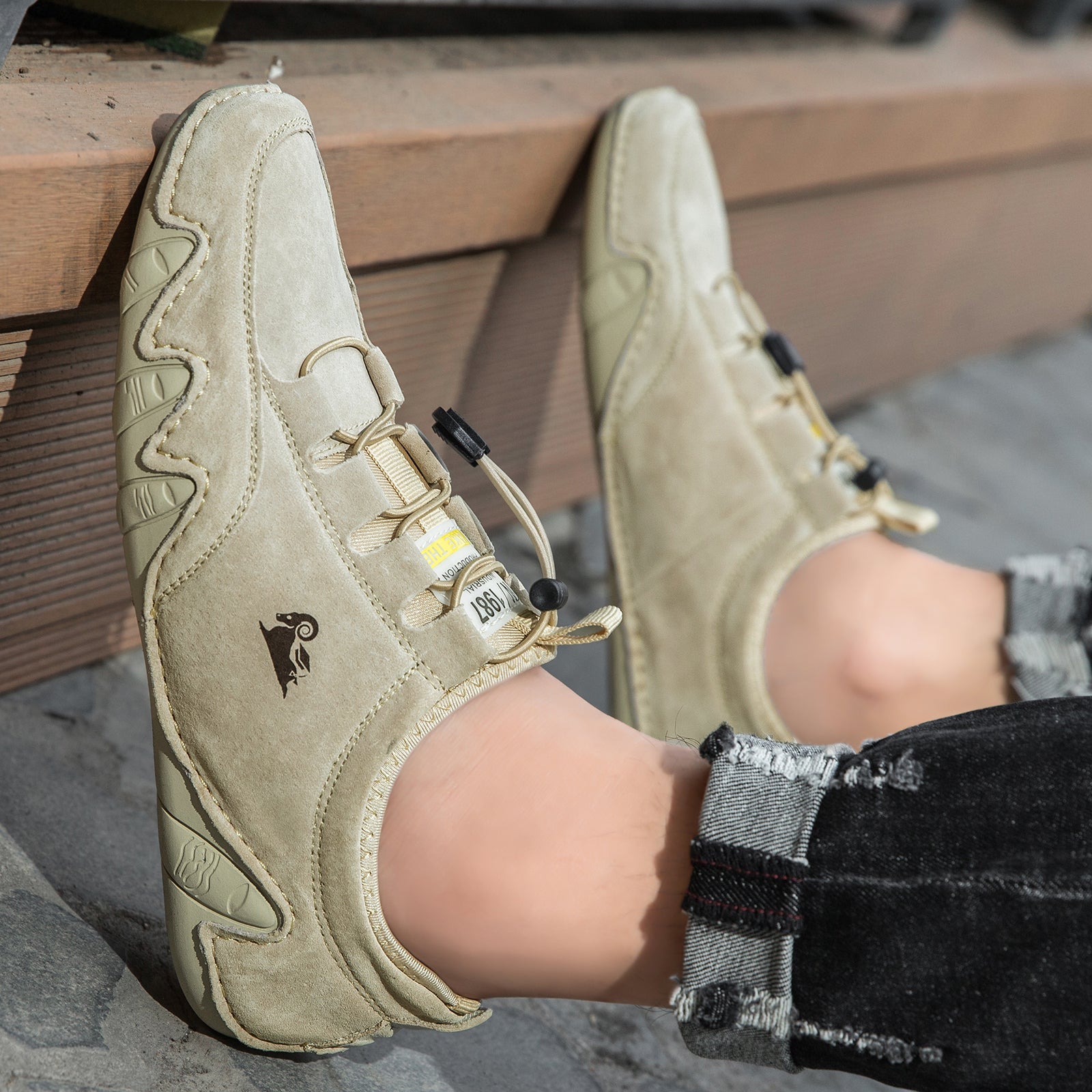 ⏰Limited-Time 70% OFF –Nubuck Leather Sportstyle Shoes-Arch Support, Non-Slip For Outdoor And Everyday