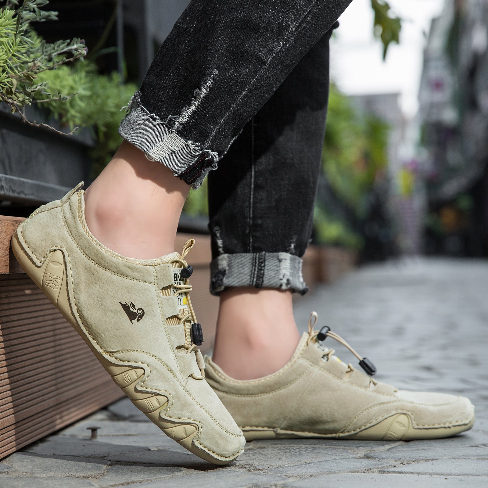 ⏰Limited-Time 70% OFF –Nubuck Leather Sportstyle Shoes-Arch Support, Non-Slip For Outdoor And Everyday
