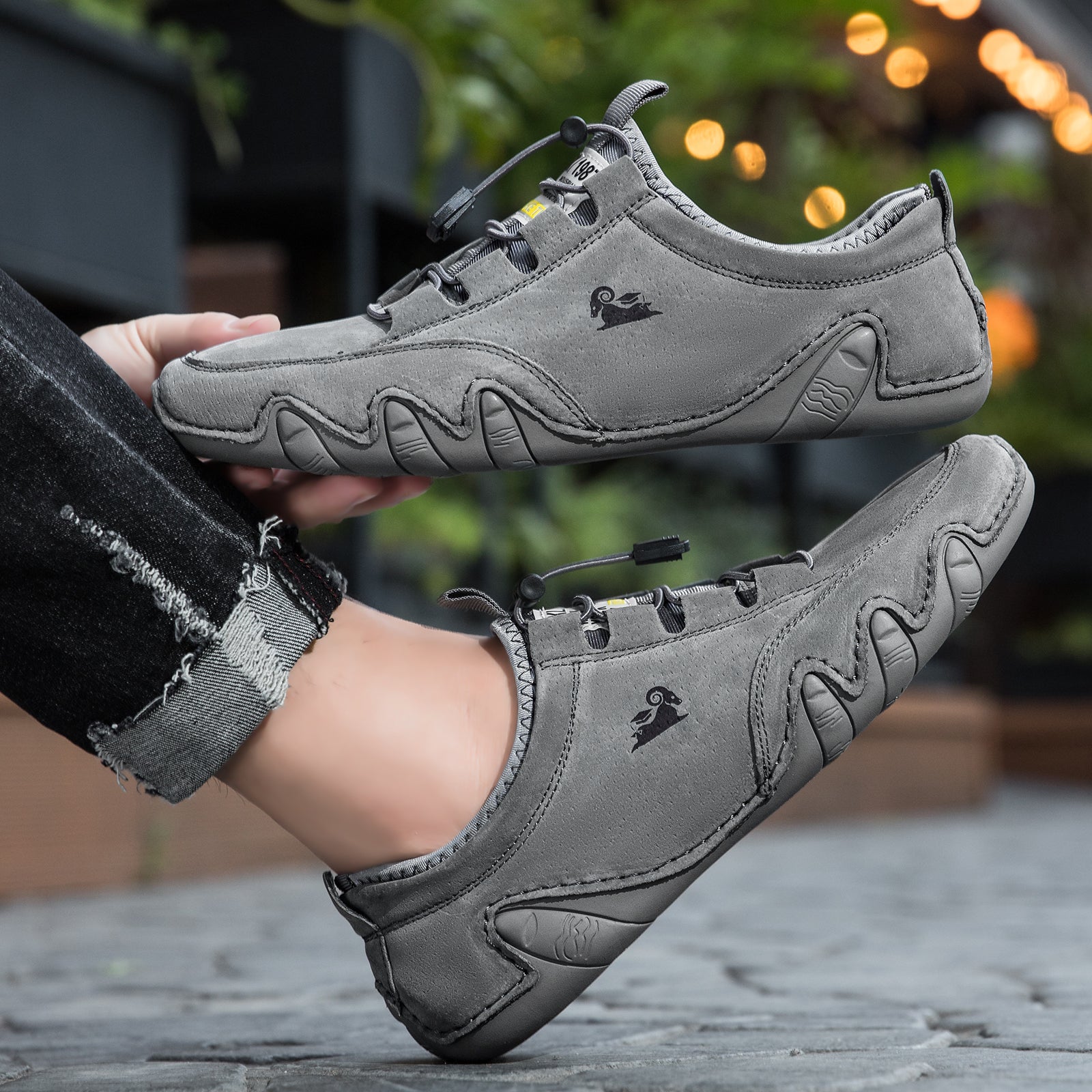 ⏰Limited-Time 70% OFF –Nubuck Leather Sportstyle Shoes-Arch Support, Non-Slip For Outdoor And Everyday