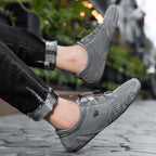 ⏰Limited-Time 70% OFF –Nubuck Leather Sportstyle Shoes-Arch Support, Non-Slip For Outdoor And Everyday