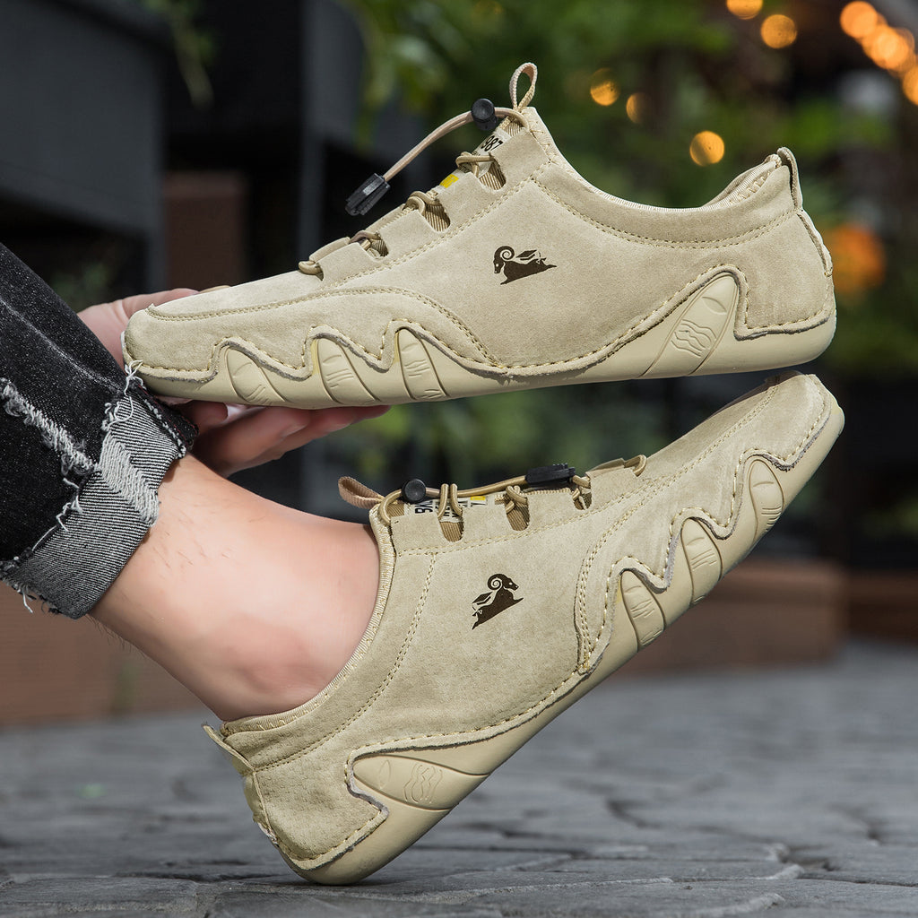 ⏰Limited-Time 70% OFF –Nubuck Leather Sportstyle Shoes-Arch Support, Non-Slip For Outdoor And Everyday