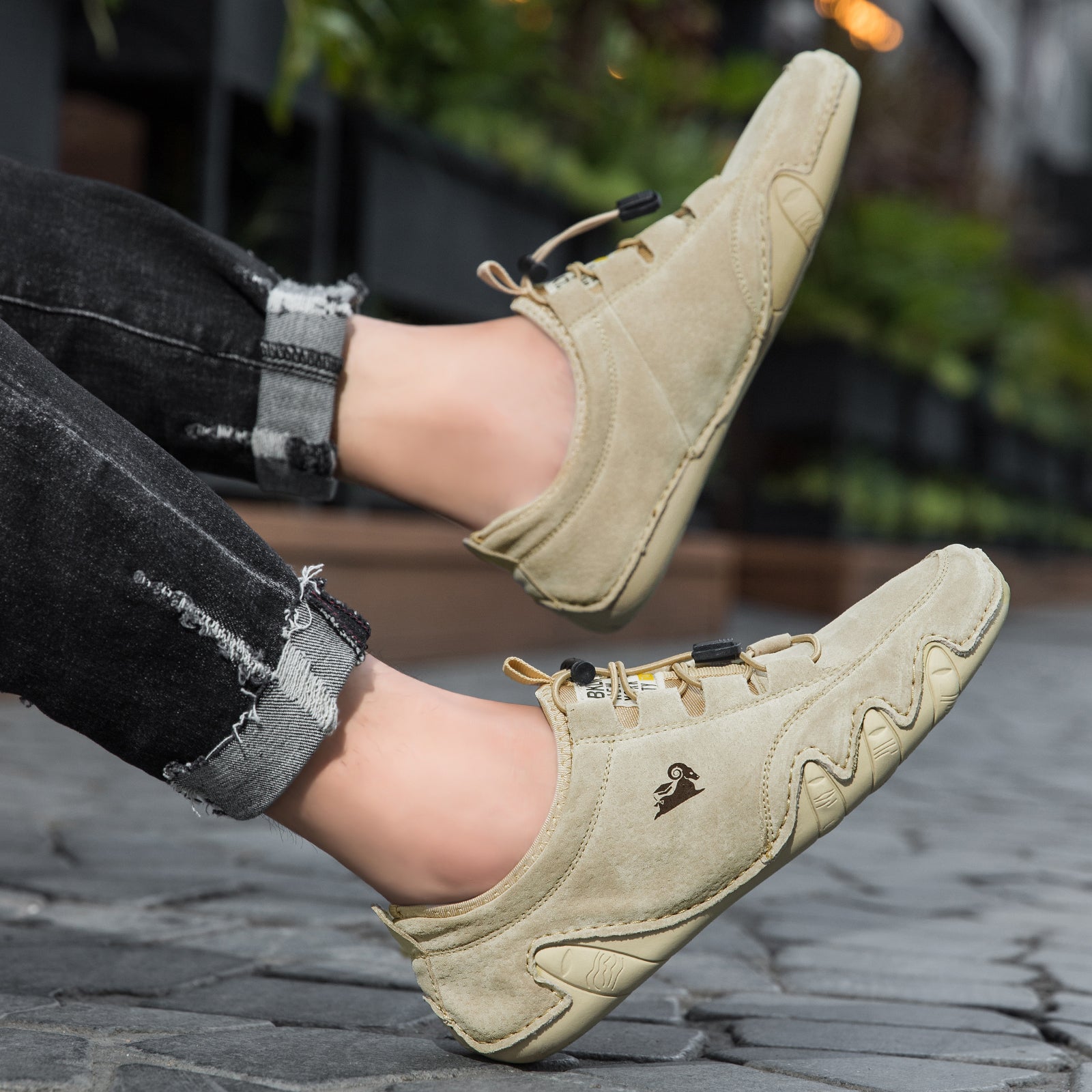 ⏰Limited-Time 70% OFF –Nubuck Leather Sportstyle Shoes-Arch Support, Non-Slip For Outdoor And Everyday