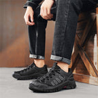 ✅ Built for Safety & Comfort – Men’s Steel Toe Safety Work Shoes, Puncture-Resistant, Arch Support, Wide Toe Box, Breathable, Lightweight & Slip-Resistant