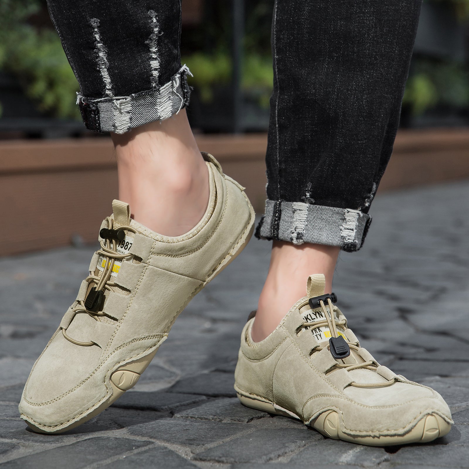 ⏰Limited-Time 70% OFF –Nubuck Leather Sportstyle Shoes-Arch Support, Non-Slip For Outdoor And Everyday