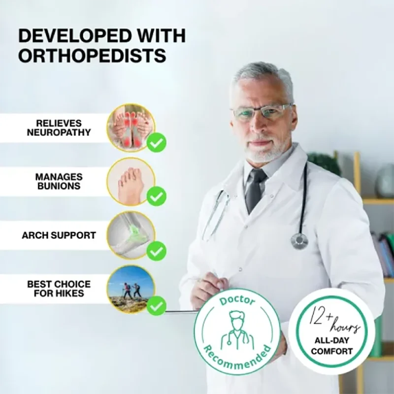 ⏰Limited-Time 70% OFF – Men’s Handmade Orthopedic Leather Boots – Wide Toe Box, Waterproof, Arch Support & Pressure Relief