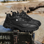 Men’s Composite Toe Tactical Work Shoes – Anti-Slip, Durable & Ankle Support for All-Day Protection
