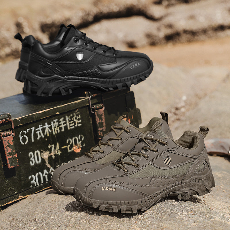 Men’s Composite Toe Tactical Work Shoes – Anti-Slip, Durable & Ankle Support for All-Day Protection