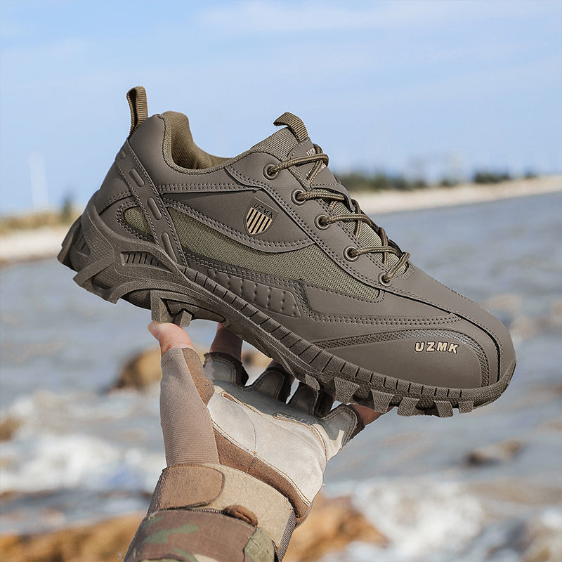 Men’s Composite Toe Tactical Work Shoes – Anti-Slip, Durable & Ankle Support for All-Day Protection