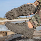 Men’s Composite Toe Tactical Work Shoes – Anti-Slip, Durable & Ankle Support for All-Day Protection