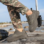 Men’s Composite Toe Tactical Work Shoes – Anti-Slip, Durable & Ankle Support for All-Day Protection
