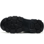 Men's Steel Toe Hand Stitched Cow Leather Boots Motorcycle Boots Work Boots Hiking Boots