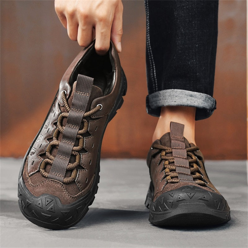 ✅ Built for Safety & Comfort – Men’s Steel Toe Safety Work Shoes, Puncture-Resistant, Arch Support, Wide Toe Box, Breathable, Lightweight & Slip-Resistant