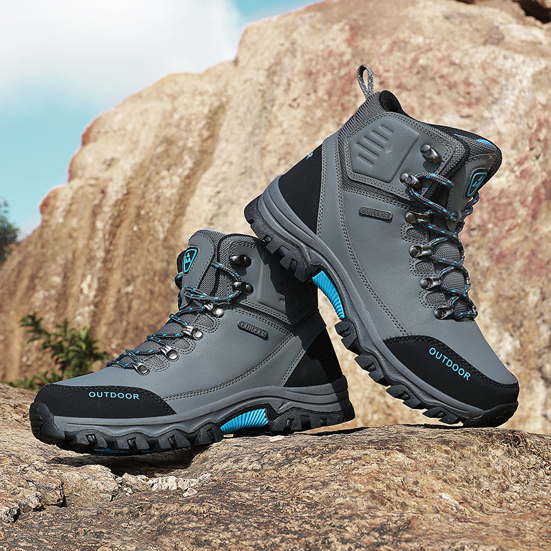 Men’s Waterproof Work & Hiking Boots – Wide Toe Box, Arch Support, Non-Slip Durable Sole, Built for All-Day Comfort