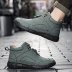MEN’S Easy-On Waterproof Work Boots for Outdoor Jobs