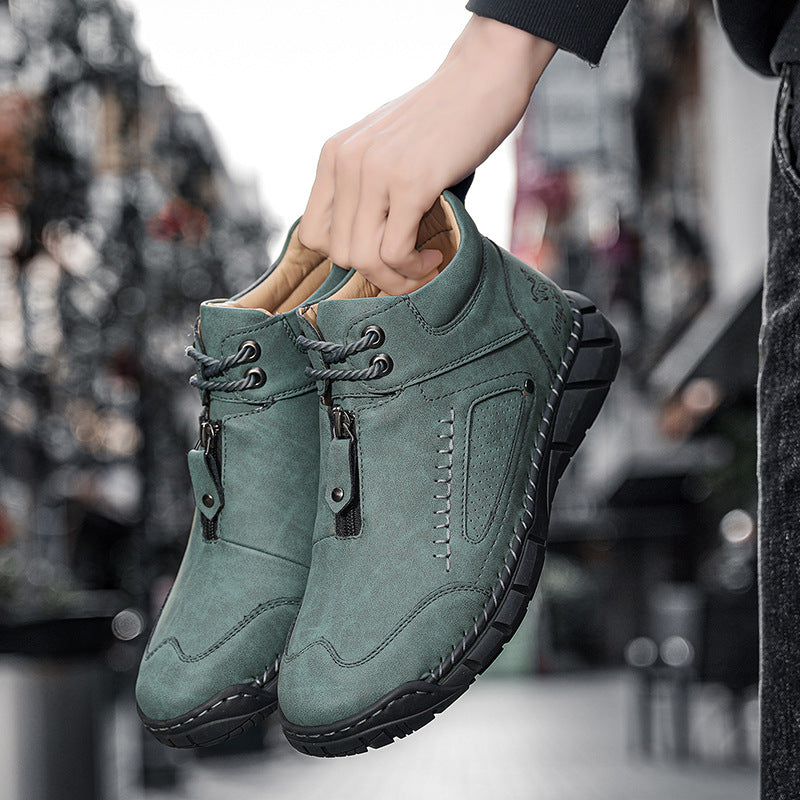MEN’S Easy-On Waterproof Work Boots for Outdoor Jobs