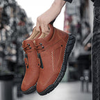 MEN’S Easy-On Waterproof Work Boots for Outdoor Jobs