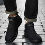 MEN’S Easy-On Waterproof Work Boots for Outdoor Jobs