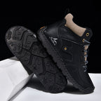 ⏰Limited-Time 70% OFF–Men's Comfortable Handmade Leather Boots – Waterproof, Arch Support, Pressure Relief, Spacious Toe Box Outdoor Leather Shoes