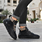 ⏰Limited-Time 70% OFF–Men's Comfortable Handmade Leather Boots – Waterproof, Arch Support, Pressure Relief, Spacious Toe Box Outdoor Leather Shoes