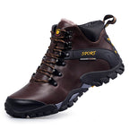 ⏰Limited Time Sale 70% OFF-Men’s Handmade Premium Leather Slip-On Driving Boots – Wide Toe, Arch Support, Waterproof, Pressure Relief, Non-Slip Sole for Casual, Travel&Outdoor