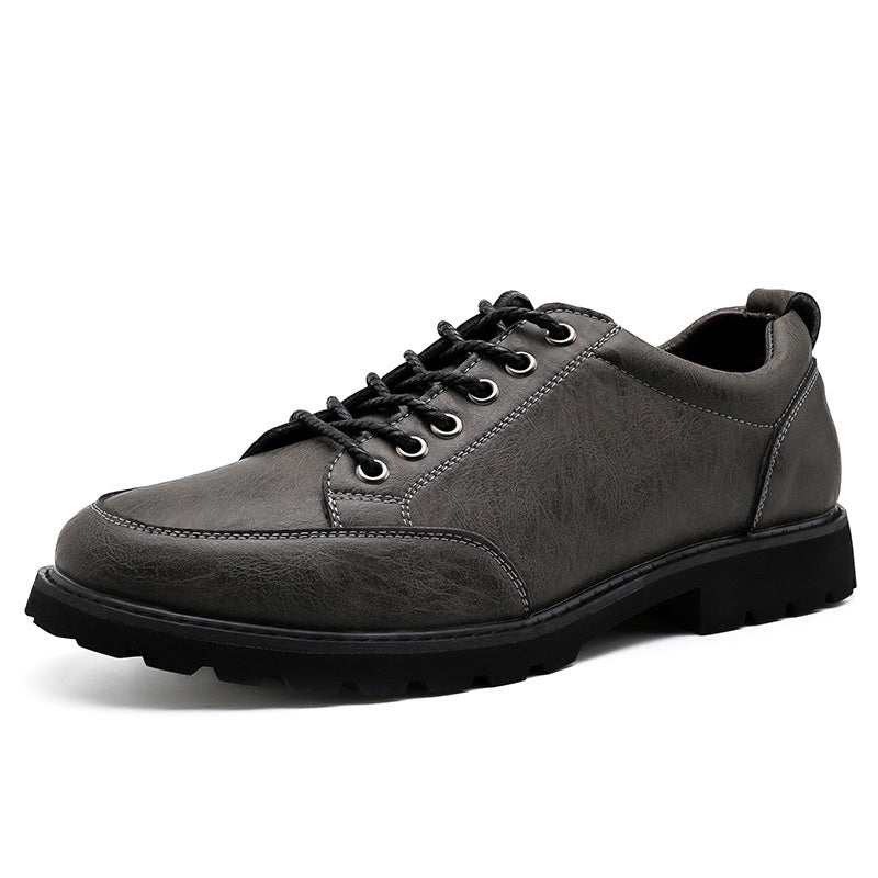 Men’s Handcrafted Leather Business Shoes – Arch Support, Height Increasing & Wide Toe Box