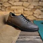 Men’s Handcrafted Leather Business Shoes – Arch Support, Height Increasing & Wide Toe Box