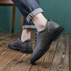 Men’s Handcrafted Leather Business Shoes – Arch Support, Height Increasing & Wide Toe Box