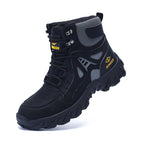 Men’s Steel Toe Orthotic Work Boots – Puncture-Resistant, Waterproof, Non-Slip, All-Day Comfort