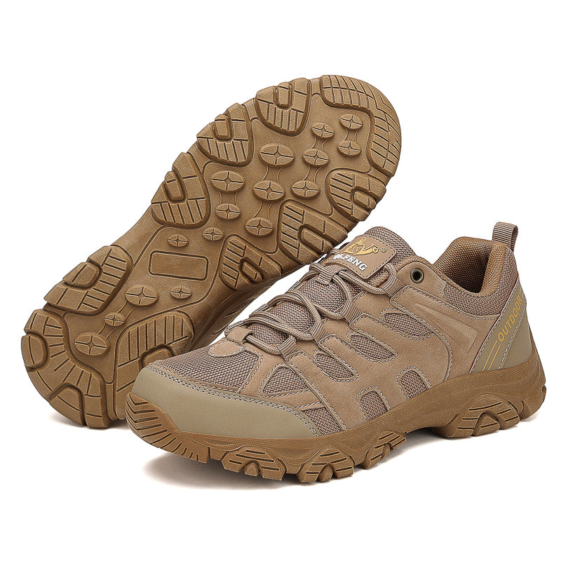 ⏰Limited-Time 70% OFF– Men’s Lightweight Tactical Hiking Shoes – Breathable,Wide Fit with Cushioned Support, Non-Slip & Built for Outdoor Comfort