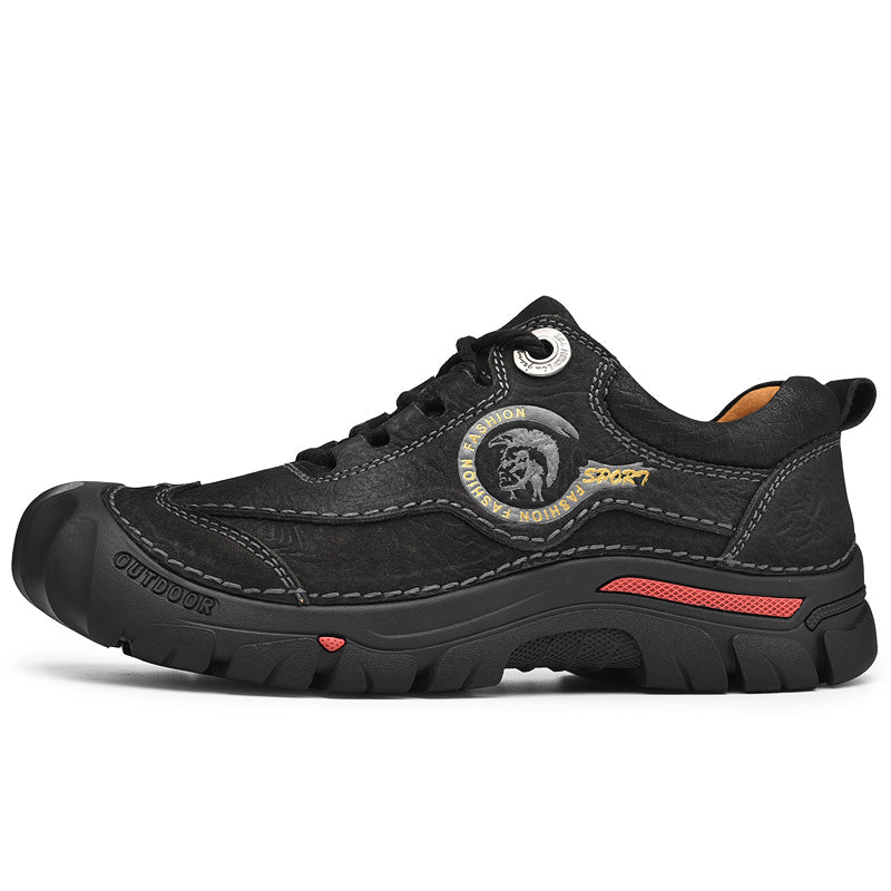 ?Limited-Time 70% OFF¨CMen¡¯s Comfort Support Leather Outdoor Boots-Wide Toe, Arch Support, Waterproof, Pressure Relief, Non-Slip Sole for Casual, Travel&Outdoor