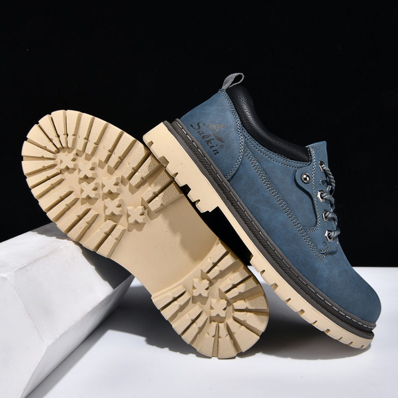 ⏰Limited-Time 70% OFF –Men’s Durable Orthopedic  Leather Hiking Shoes – Waterproof, Slip-Resistant, Arch Support, Comfortable for All-Day Wear