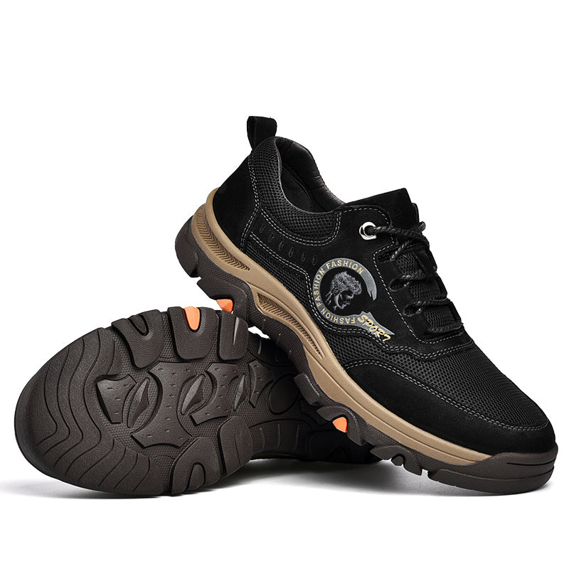 ⏰Limited-Time 70% OFF – Men's Outdoor Hiking Work Shoes – Ultimate Pain Relief, Waterproof, Non-Slip, Arch & Ankle Support